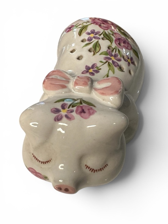 Avon Other - Vintage 1978 Avon Ceramarte Floral Pig Figurine | Hand Decorated Brazil Ceramic